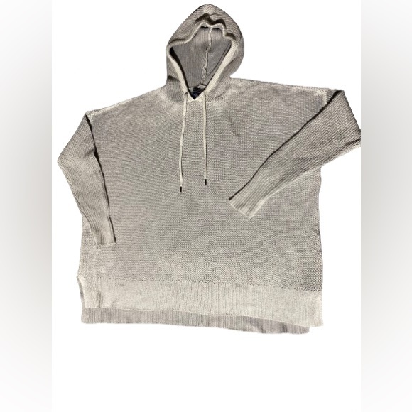 BANANA REPUBLIC Grey knit hooded sweater - Picture 1 of 3